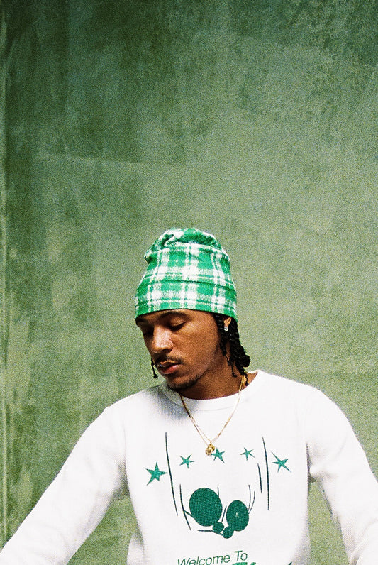 PLAID FLEECE SKULLY