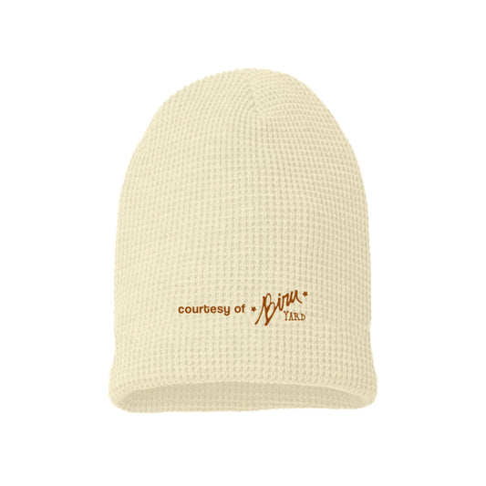 ‘Cream’ String Beanie