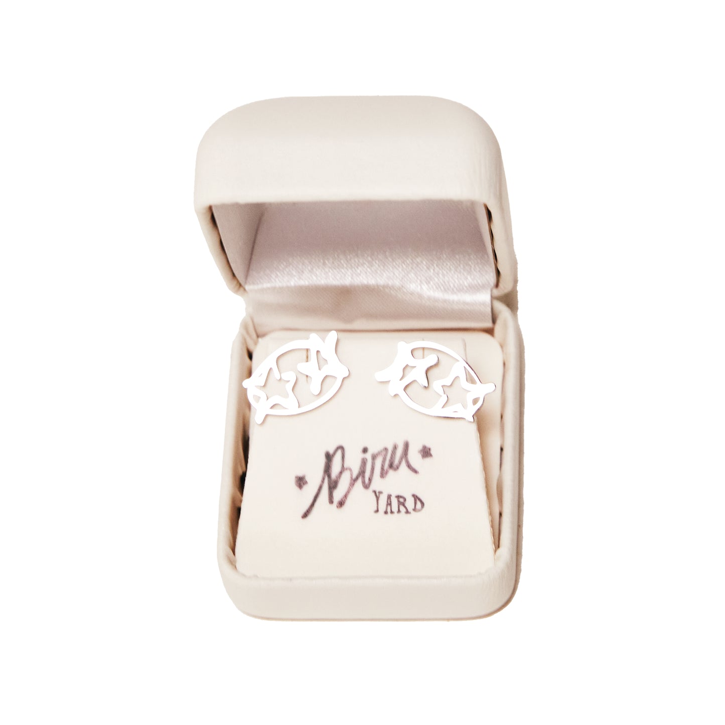 STARFACE EARRINGS [silver]