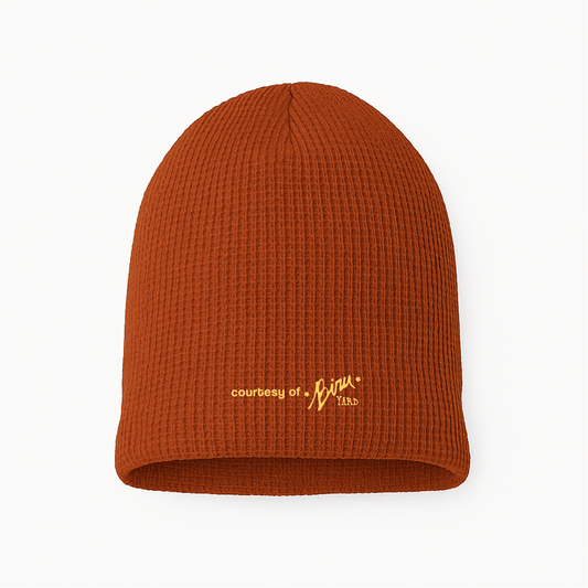 STRING BEANIE [rust]