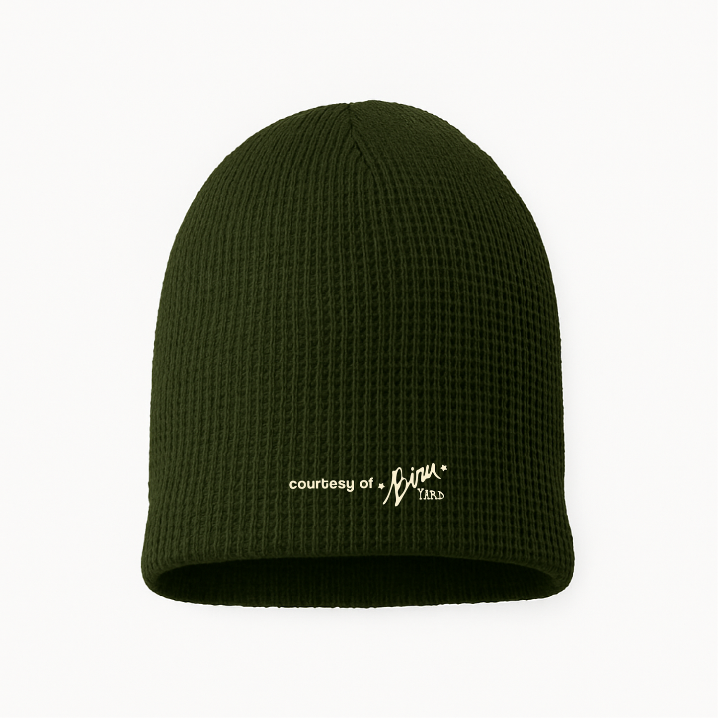 STRING BEANIE [touch grass]