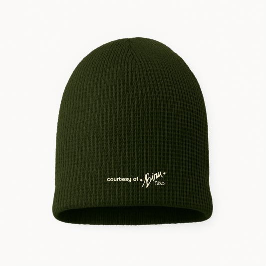 STRING BEANIE [touch grass]